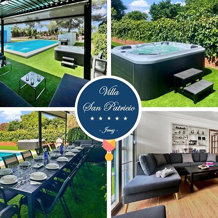 Villa San Patricio I Piscina Privada I Jacuzzi Spa I Bbq I Ps5 I Aire Acon I 3000M2 I 5Min-Centro Херес-де-ла-Фронтера Экстерьер фото