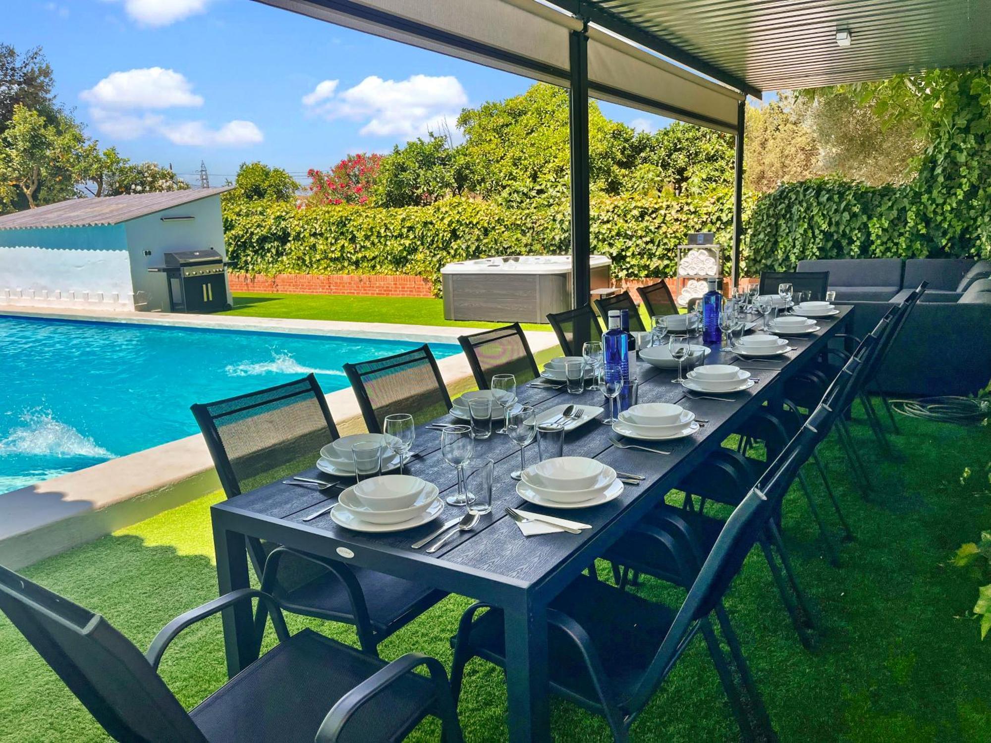 Villa San Patricio I Piscina Privada I Jacuzzi Spa I Bbq I Ps5 I Aire Acon I 3000M2 I 5Min-Centro Херес-де-ла-Фронтера Экстерьер фото