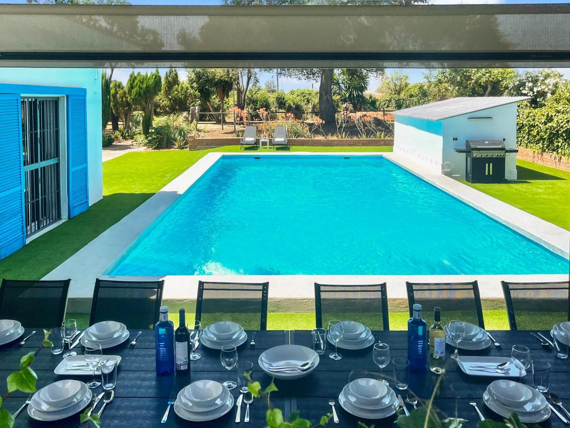 Villa San Patricio I Piscina Privada I Jacuzzi Spa I Bbq I Ps5 I Aire Acon I 3000M2 I 5Min-Centro Херес-де-ла-Фронтера Экстерьер фото