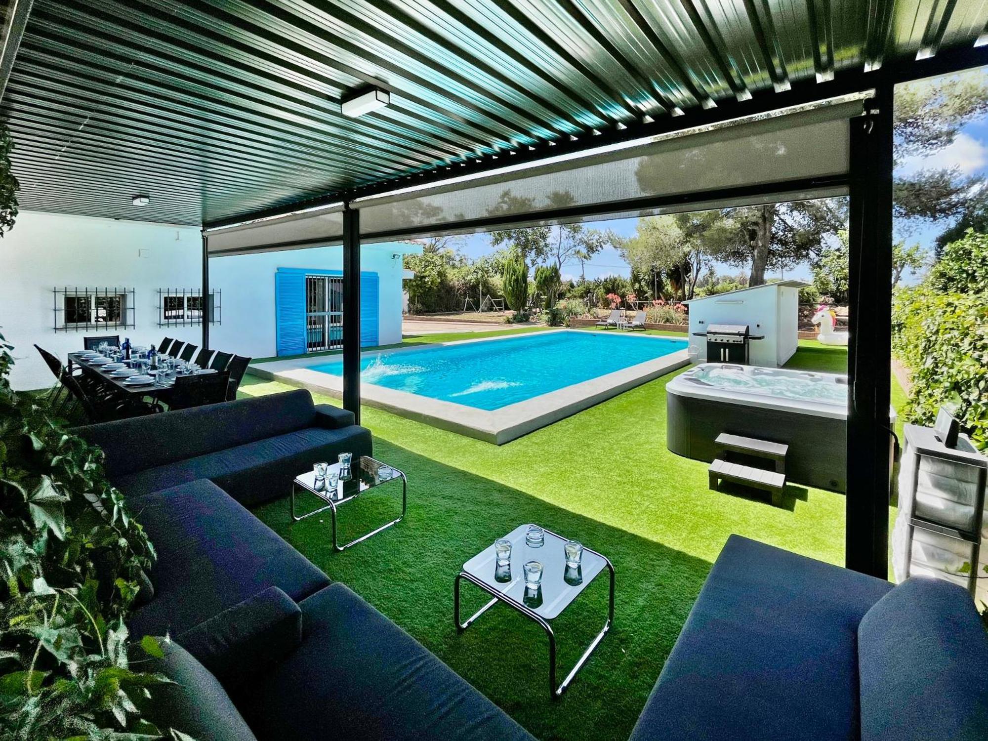 Villa San Patricio I Piscina Privada I Jacuzzi Spa I Bbq I Ps5 I Aire Acon I 3000M2 I 5Min-Centro Херес-де-ла-Фронтера Экстерьер фото
